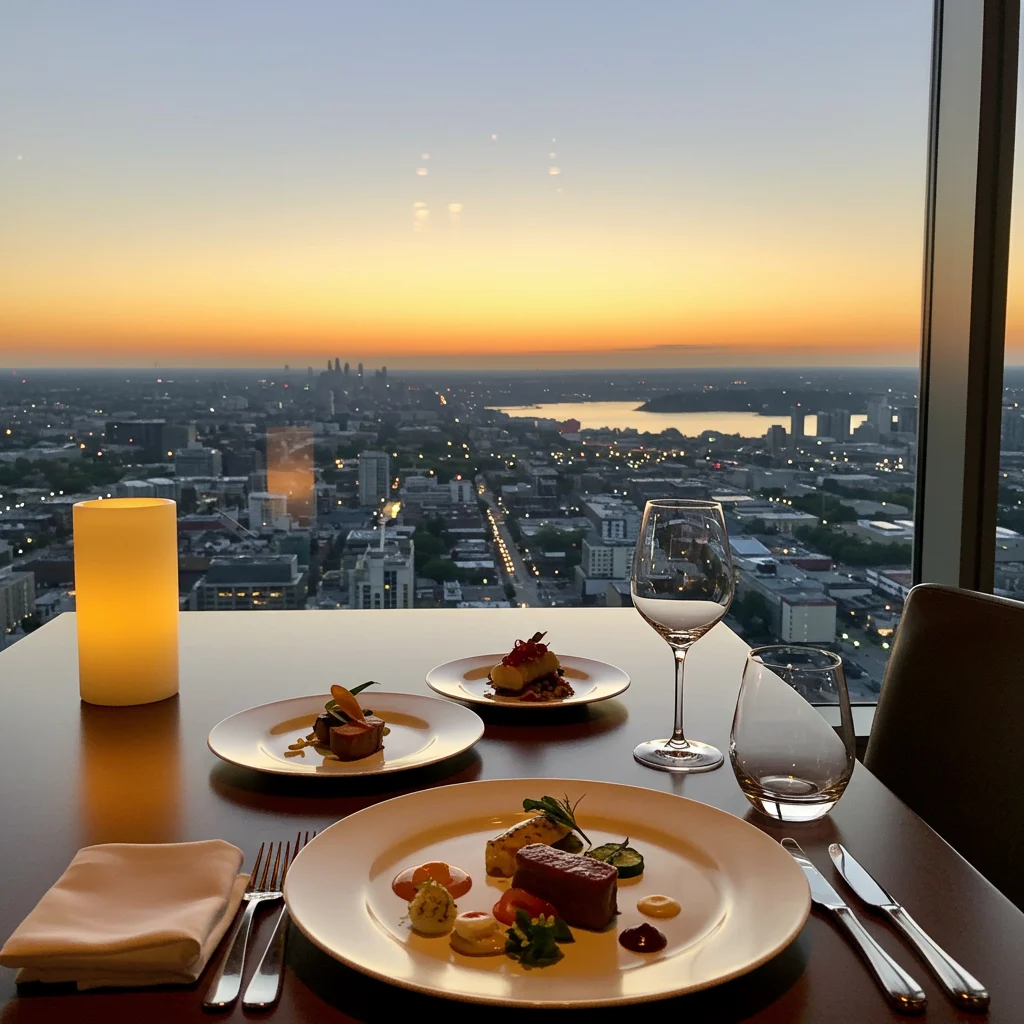 Dining at Skylon Tower