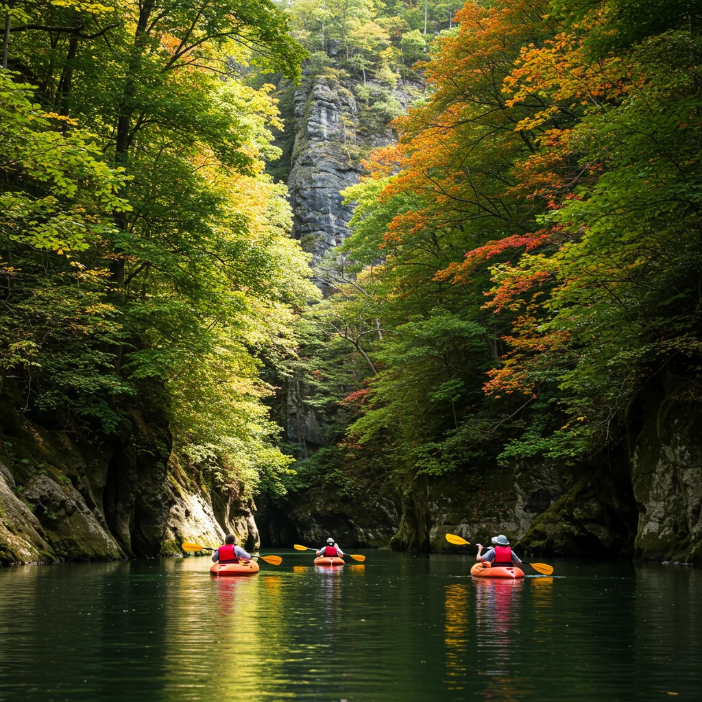 Eco-Friendly Paddling in Green Canyon