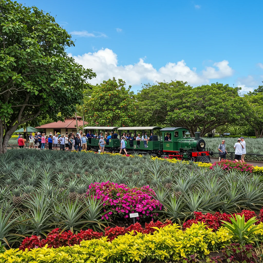 Exploring the Dole Plantation