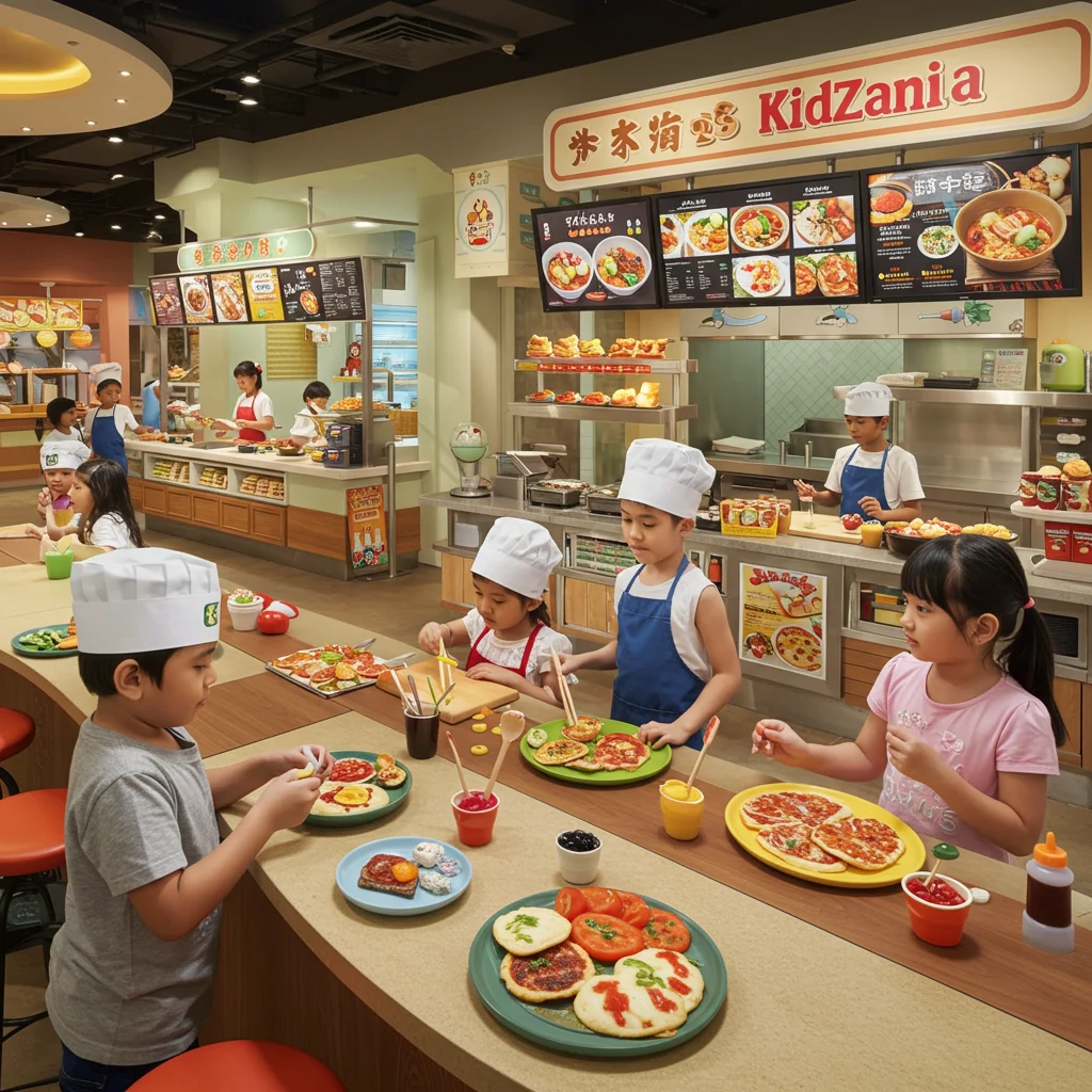 Food and Dining Options at KidZania Singapore