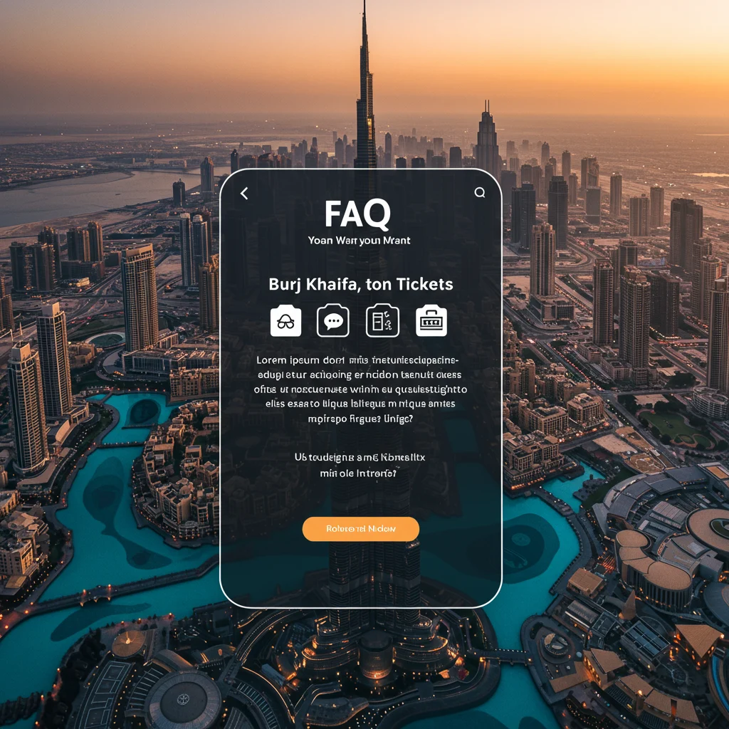 Frequently Asked Questions about Burj Khalifa Tickets
