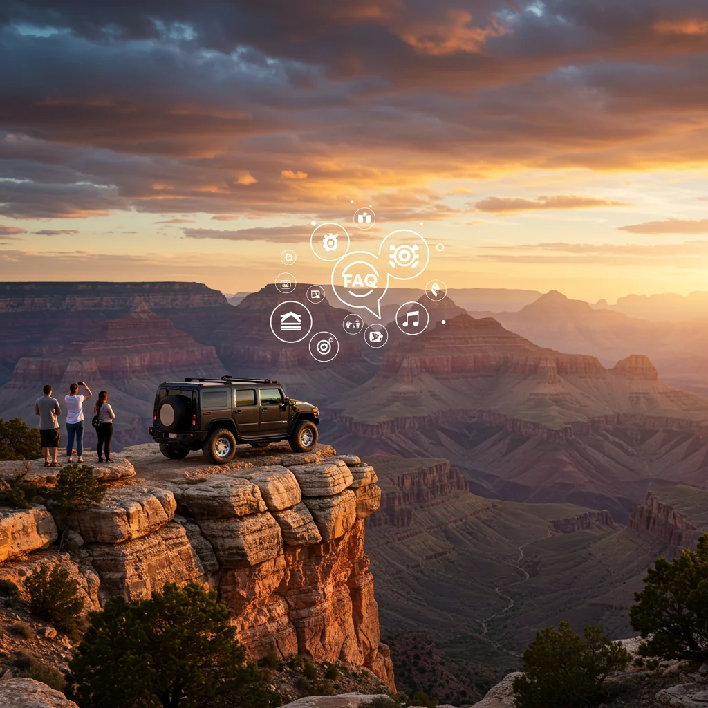 Frequently Asked Questions About the Grand Canyon Hummer Sunset Tour