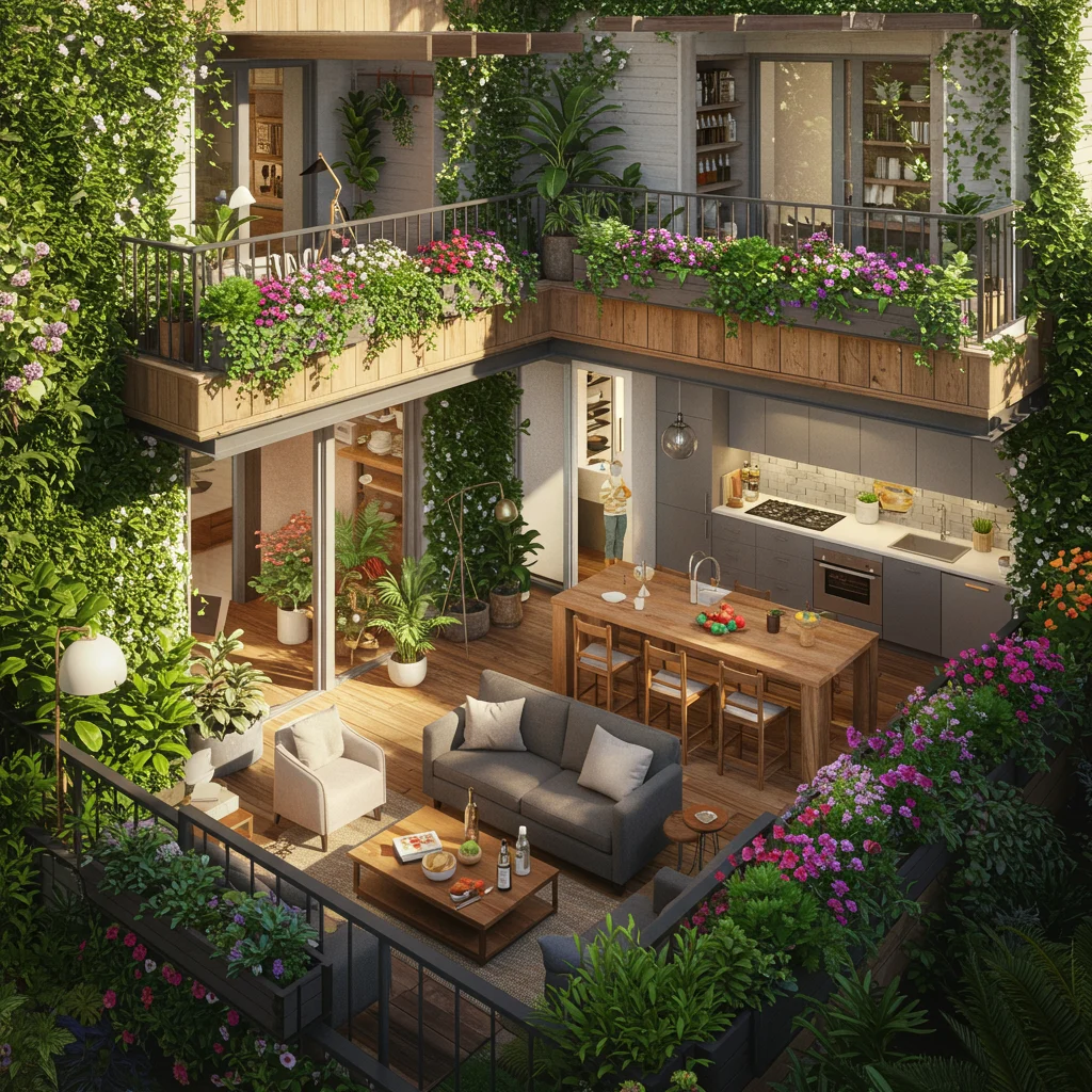 Garden Apartment Layouts and Floor Plans