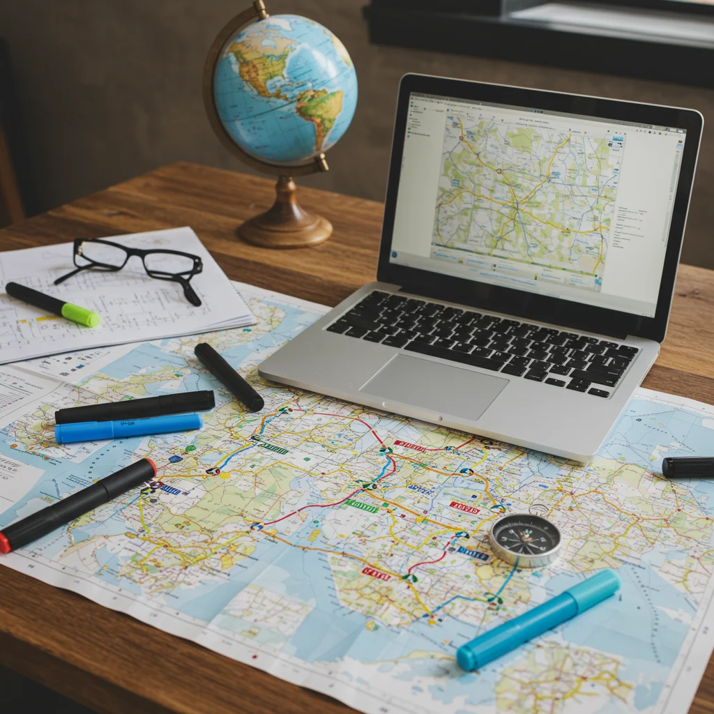 How Can You Navigate the Route? Map Overview and Directions