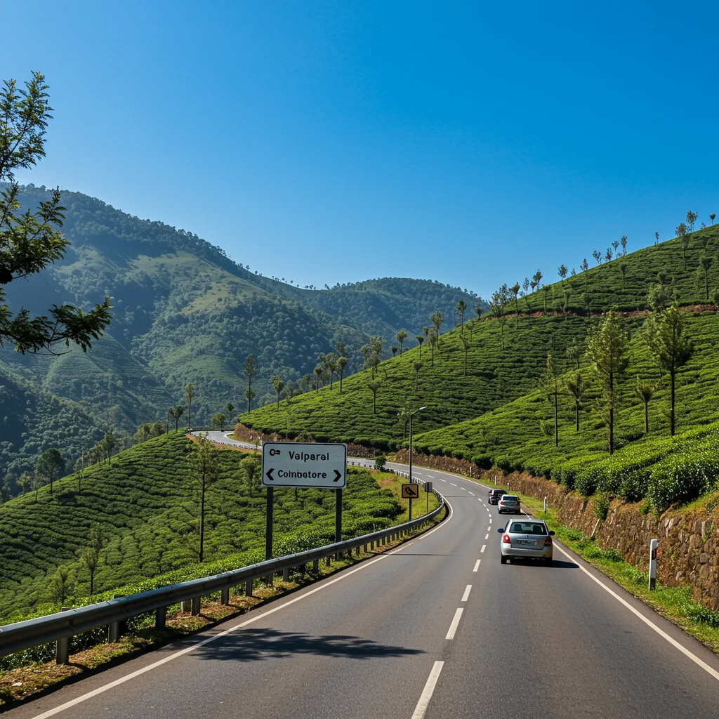 How Far Is Valparai from Coimbatore and How Long Does the Journey Take?