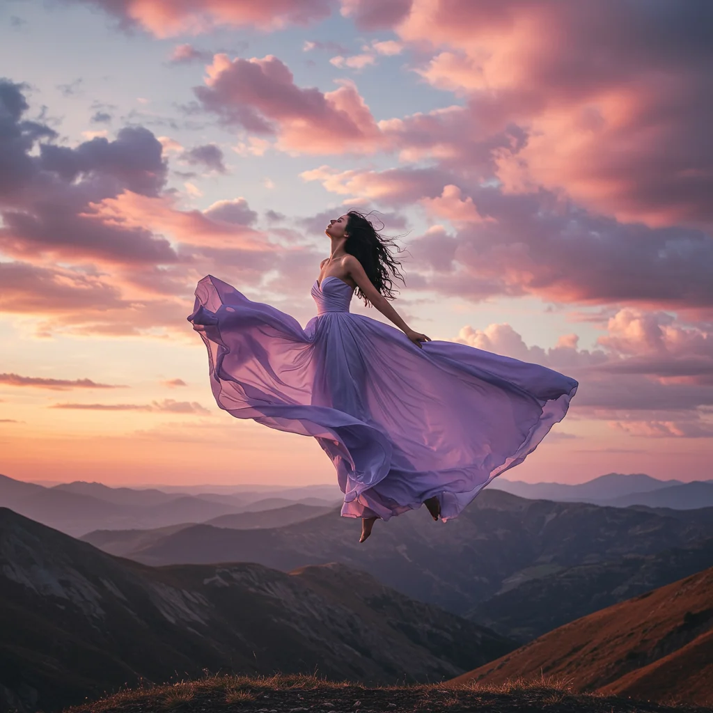 How to Create a Flying Dress Photoshoot Album