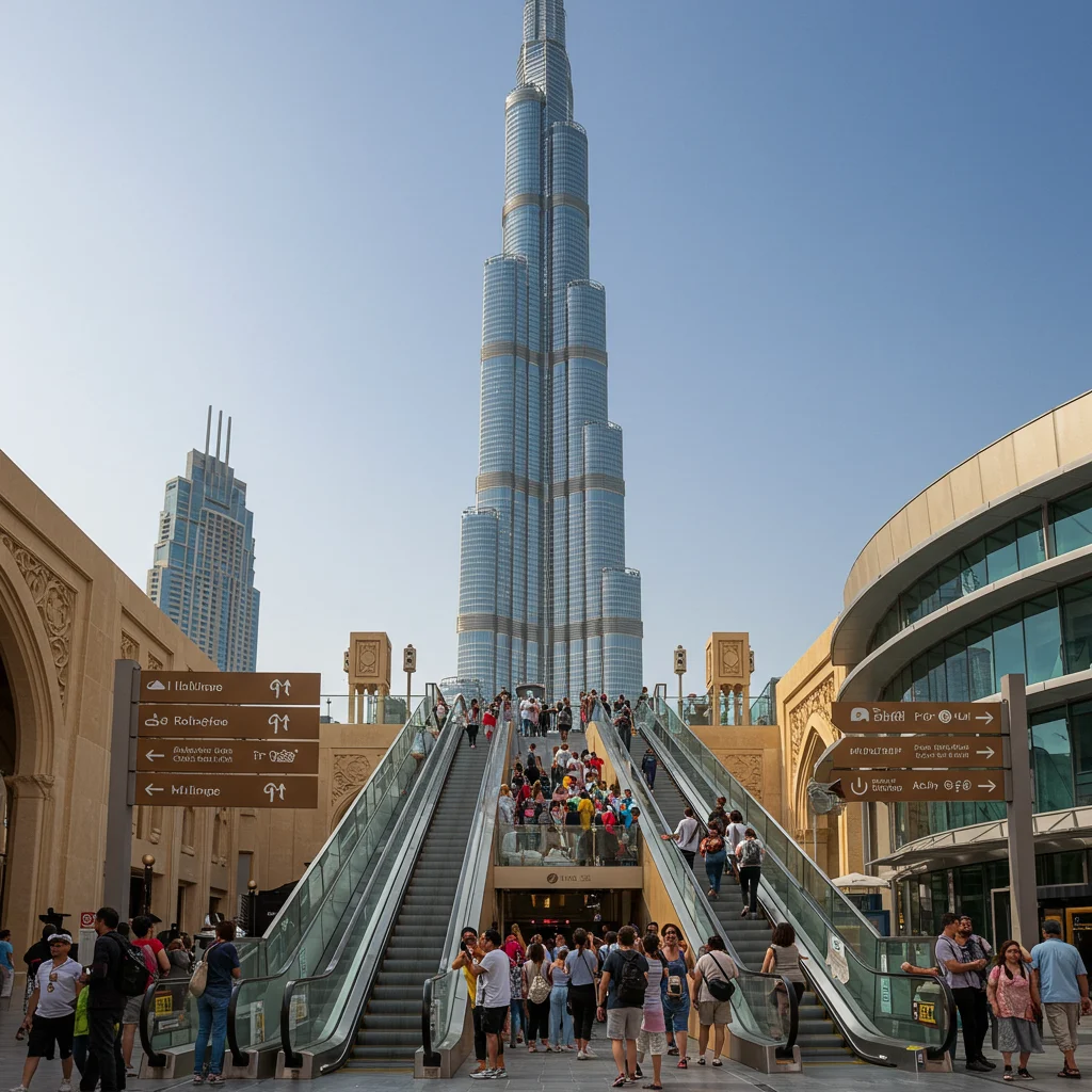 How to Get to Burj Khalifa and At The Top