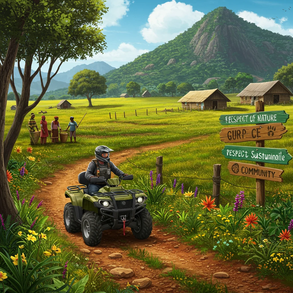 How to Respect Nature and Local Communities While Quad Biking
