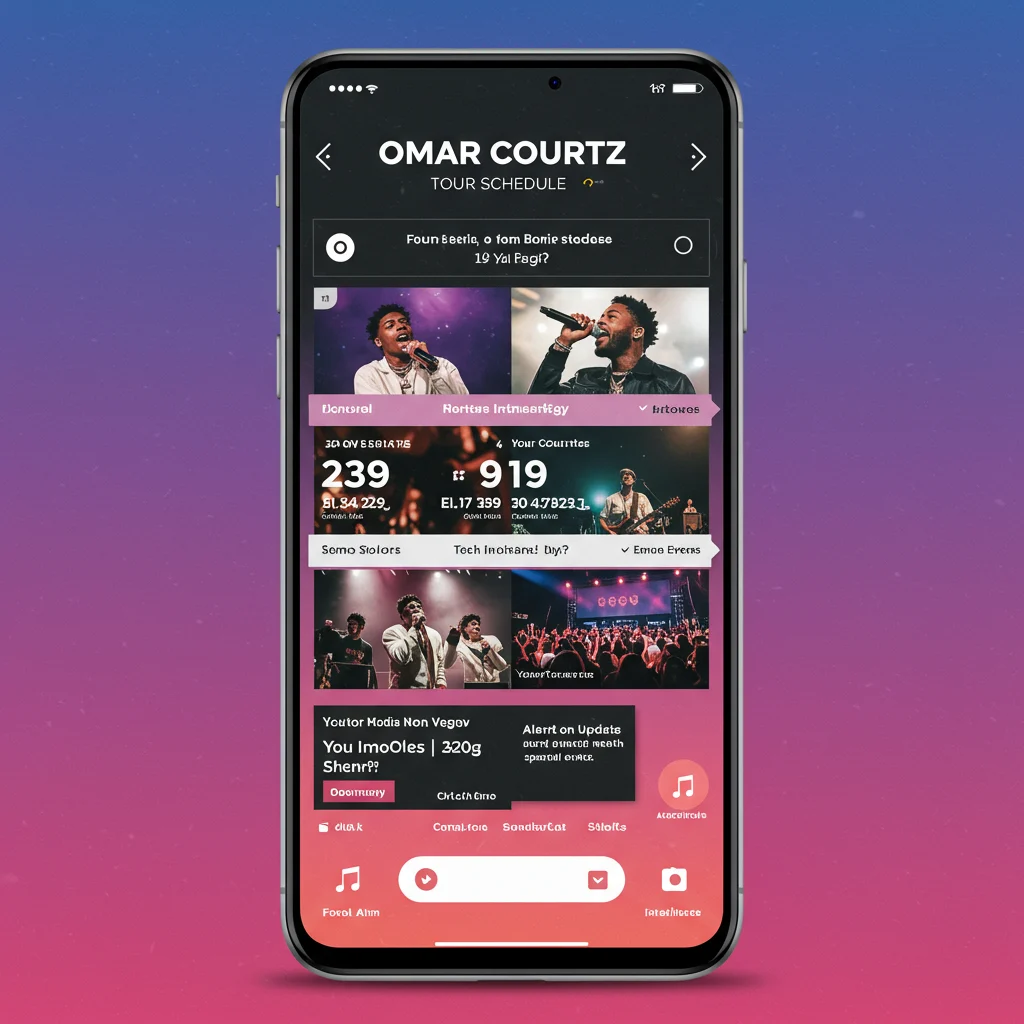 How to Stay Updated on Future Omar Courtz Tours