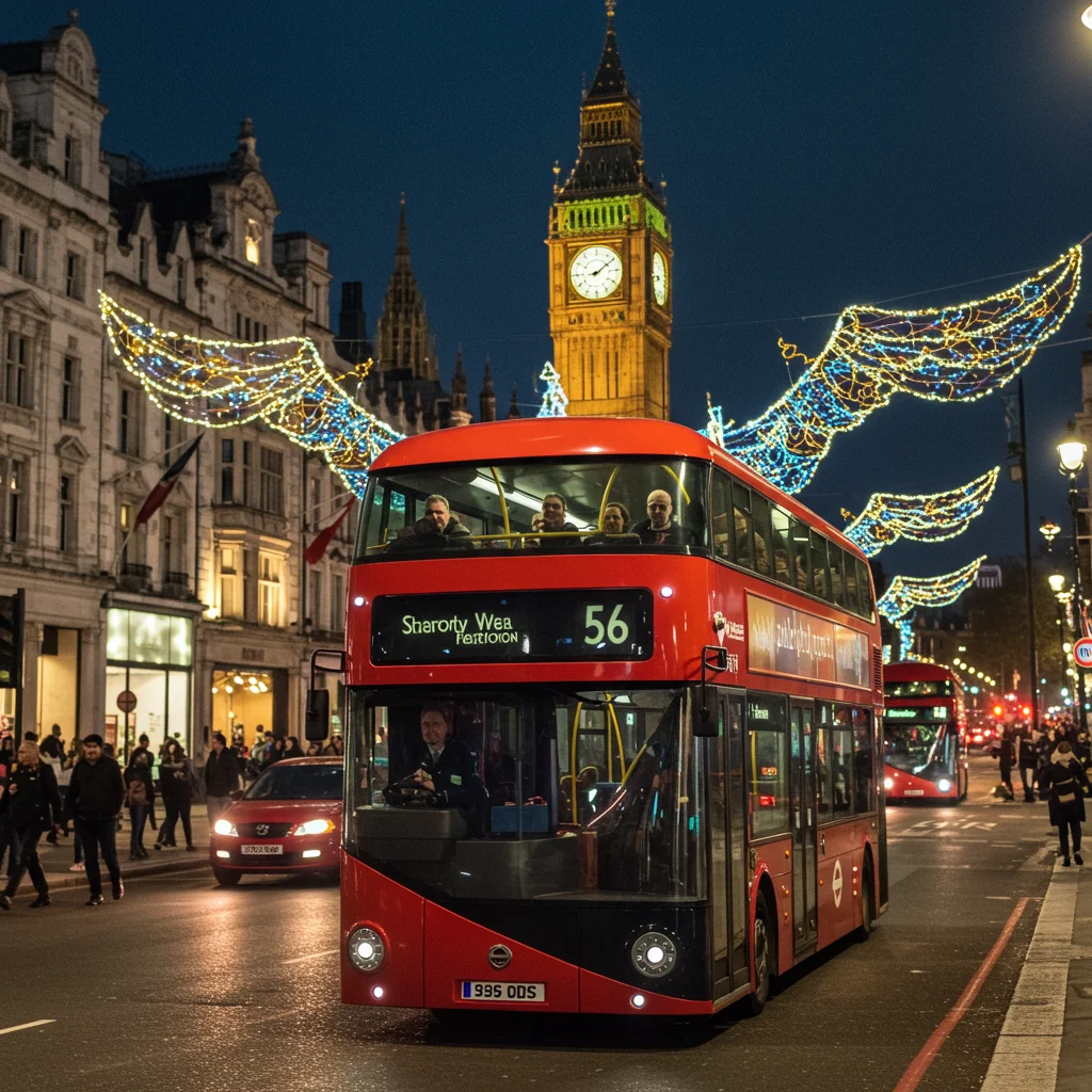 Introduction to London's Christmas Lights Night Bus Tour