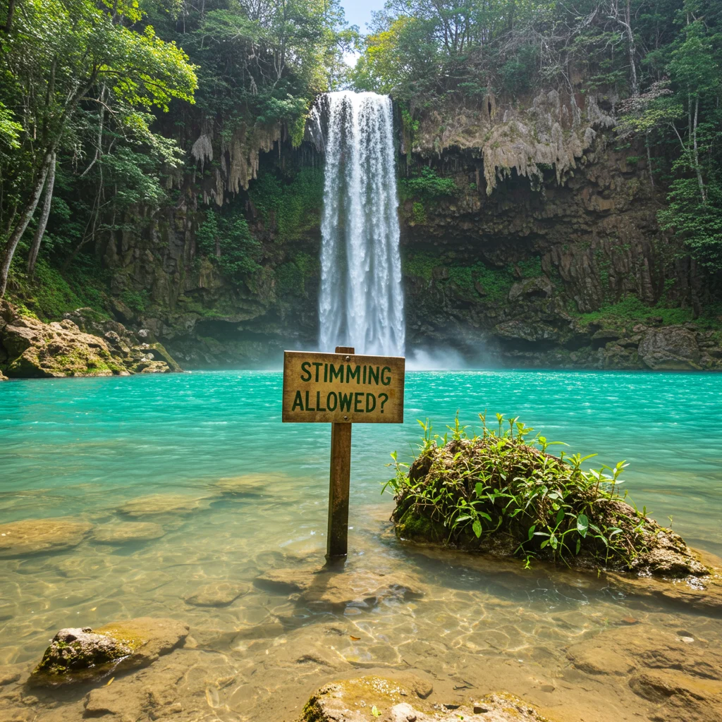 Is Swimming Allowed at Las Tinajas Waterfall?
