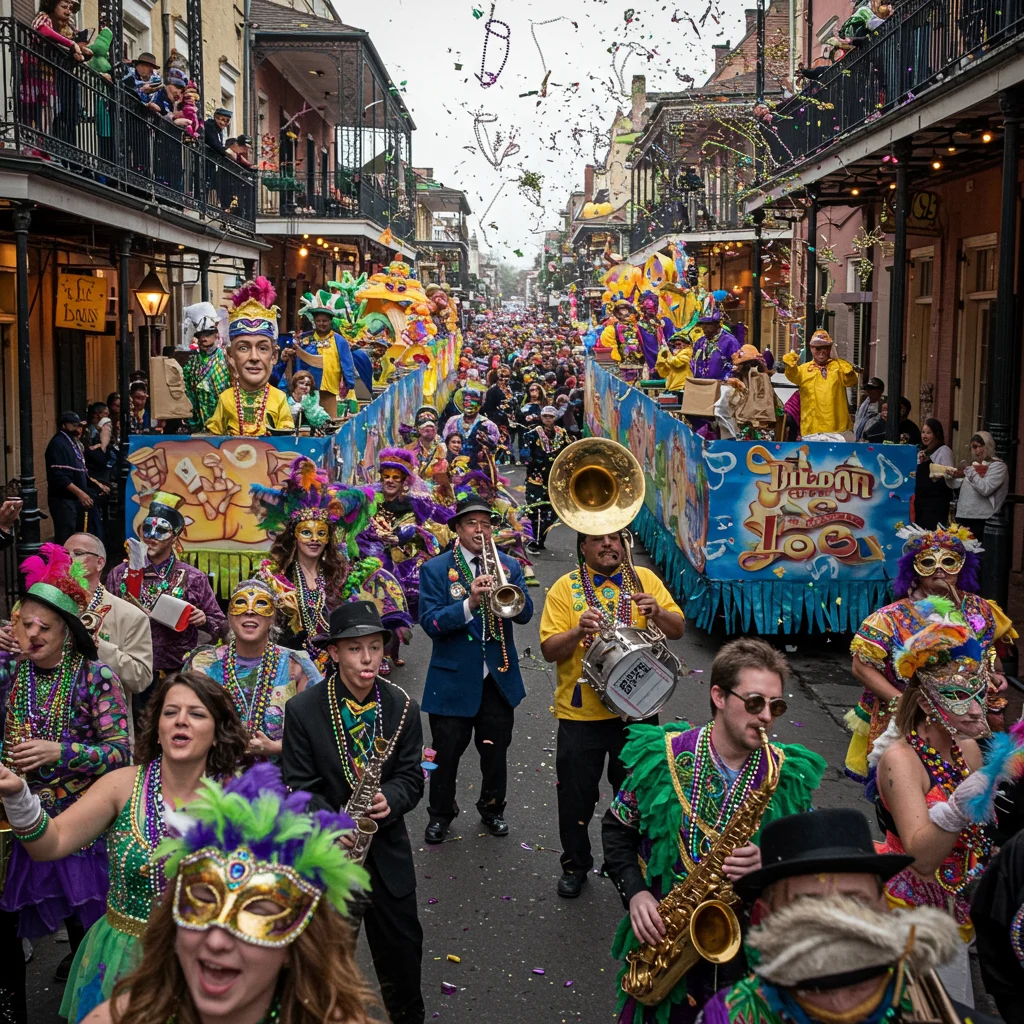 Mardi Gras on Bourbon Street: The Ultimate Party