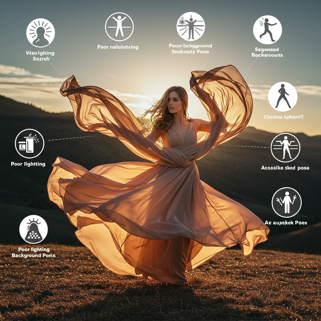 Mistakes to Avoid During Your Flying Dress Photoshoot
