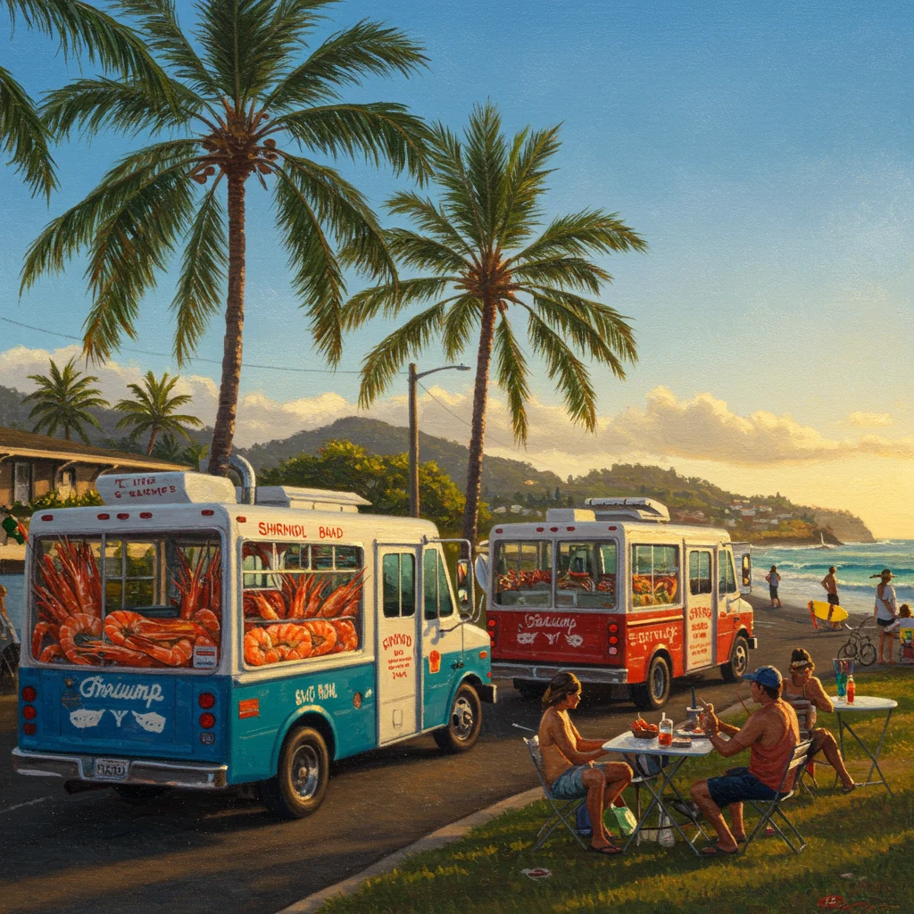 North Shore Gateway: Kahuku &amp; Shrimp Trucks