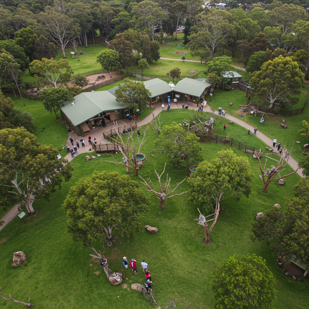 Overview of the Lone Pine Koala Sanctuary