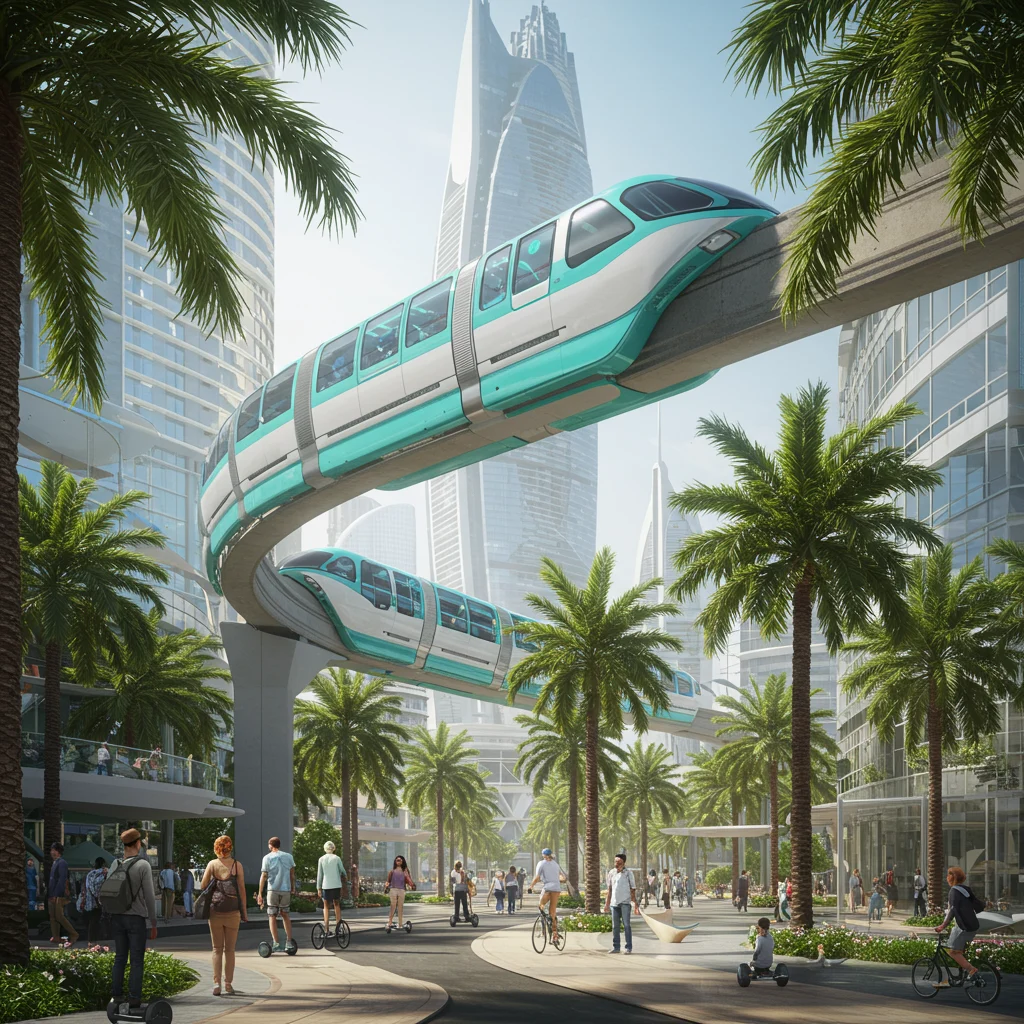 Palm Monorail for Residents: Commuting and Convenience