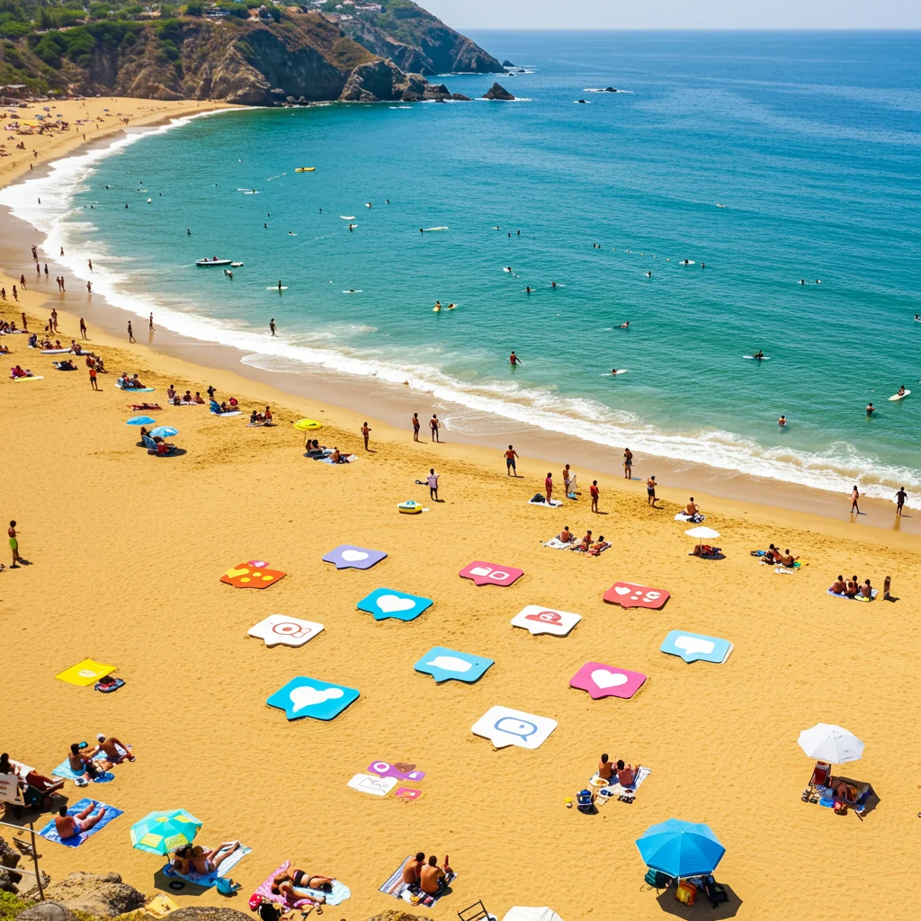 Playa Tranquila in Popular Media and Social Networks