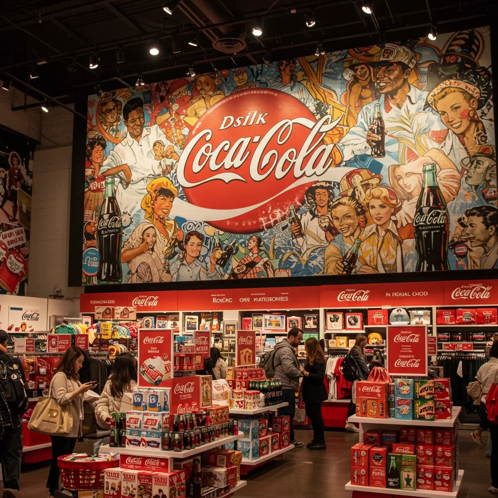Shopping at the Coca-Cola Store