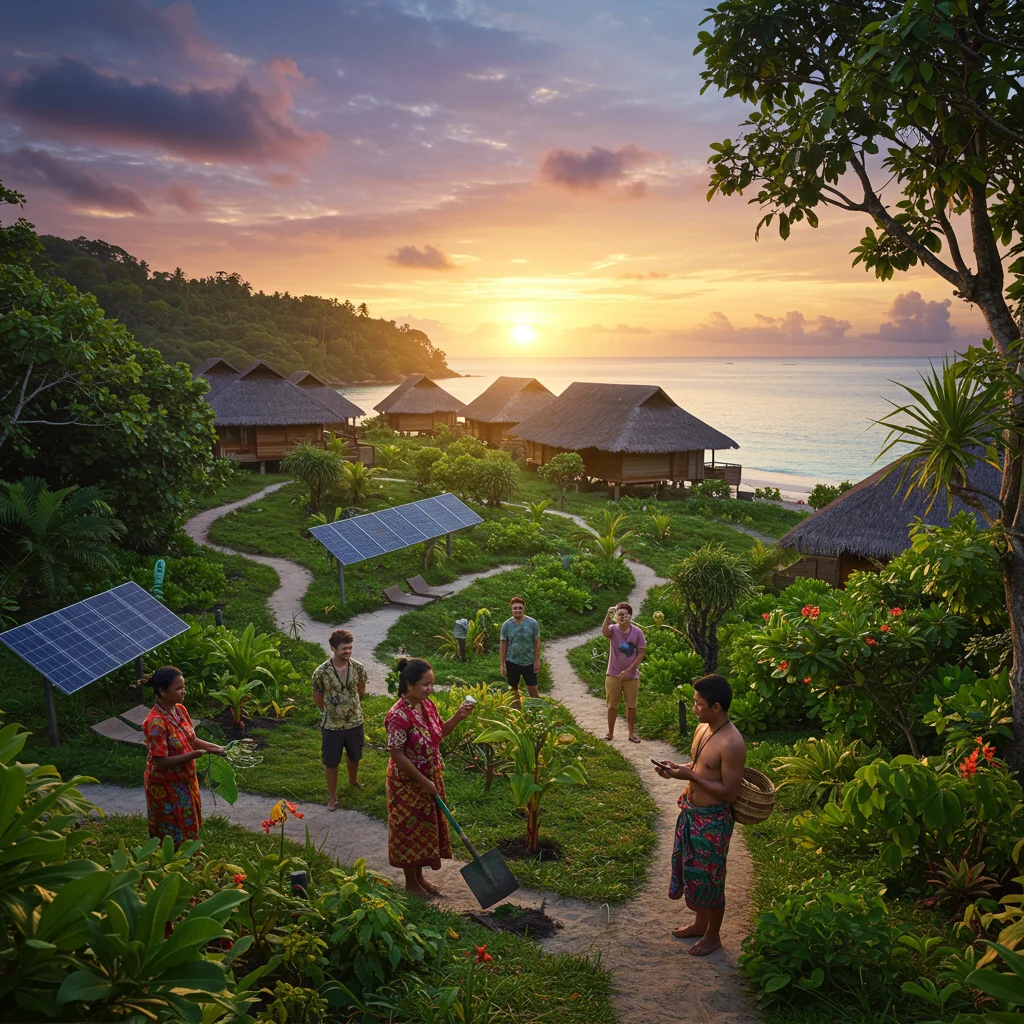 Sustainability and Eco-Tourism on Samsara Island