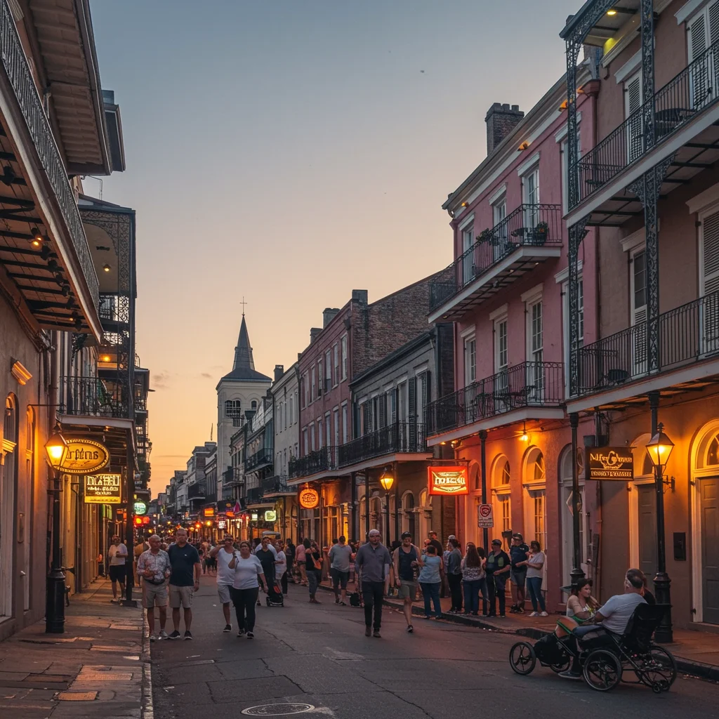 The Architecture of Bourbon Street