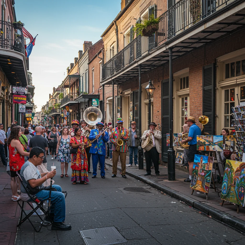 The Daytime Side of Bourbon Street