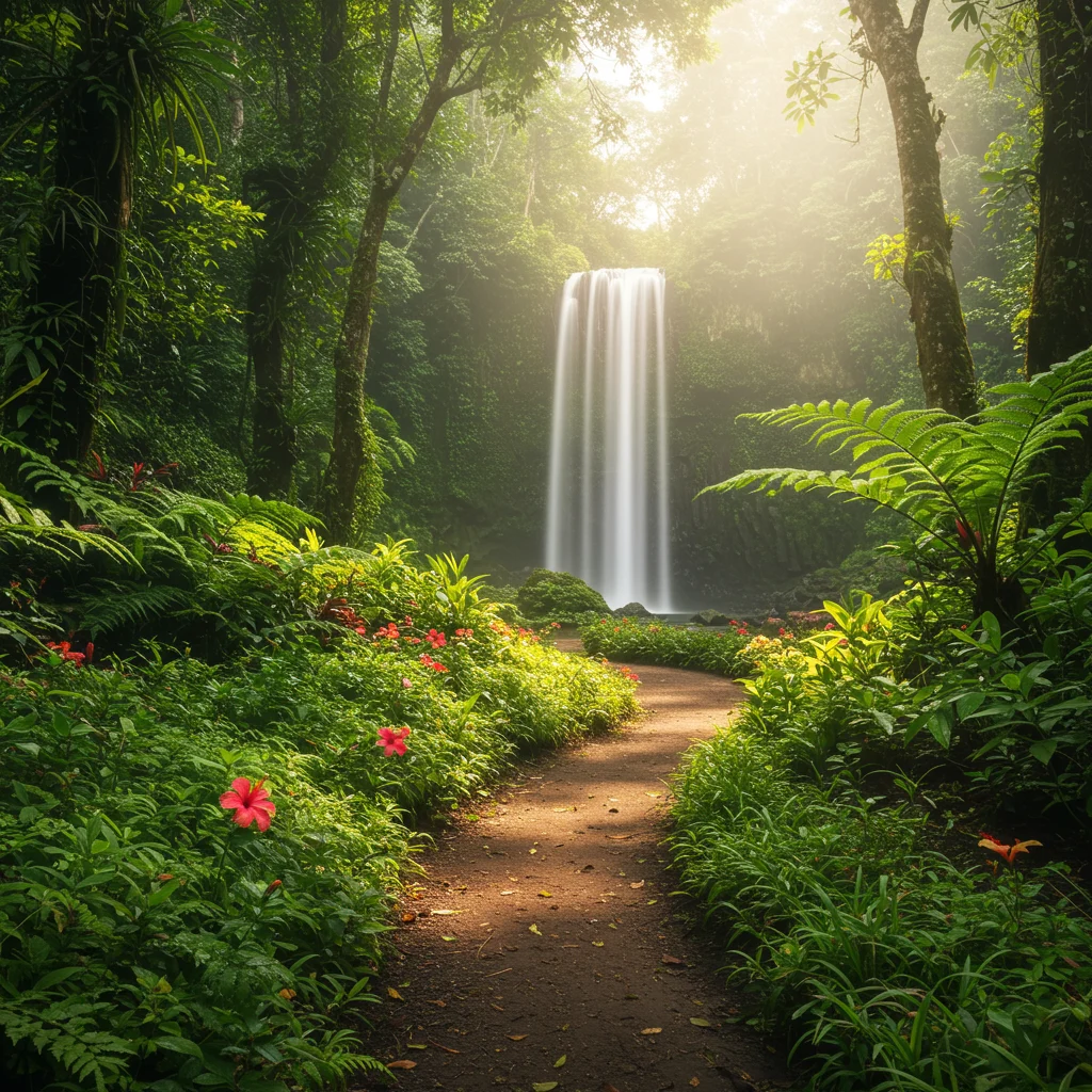 The Walk to Tibumana Waterfall