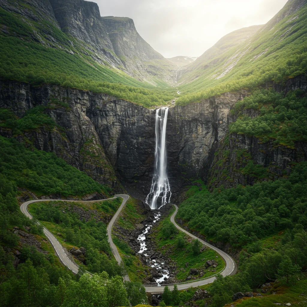 Trollstigen Waterfalls: Stigfossen and More