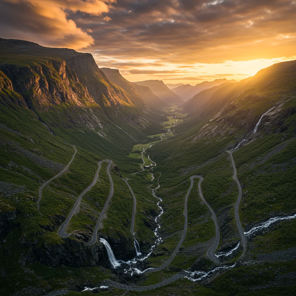 Trollstigen’s Iconic Eleven Hairpin Turns