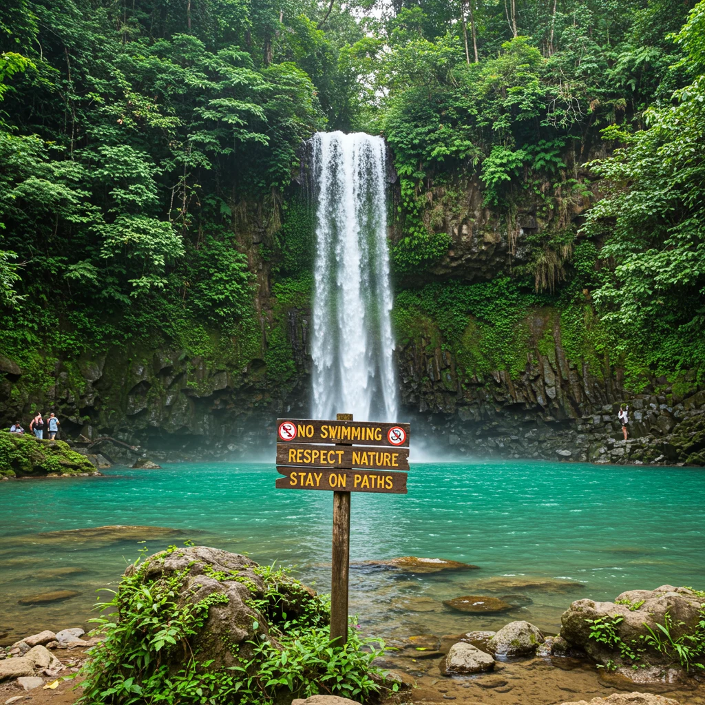 What Are the Rules and Regulations at Tibumana Waterfall?