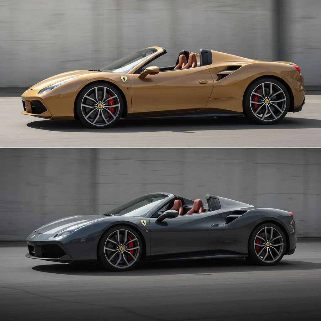 What Sets the 488 Spider Apart from the 488 GTB?