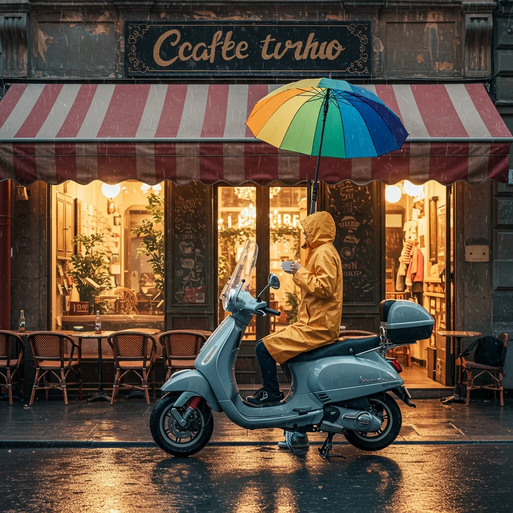 What Should You Do If It Rains on Your Vespa Day?