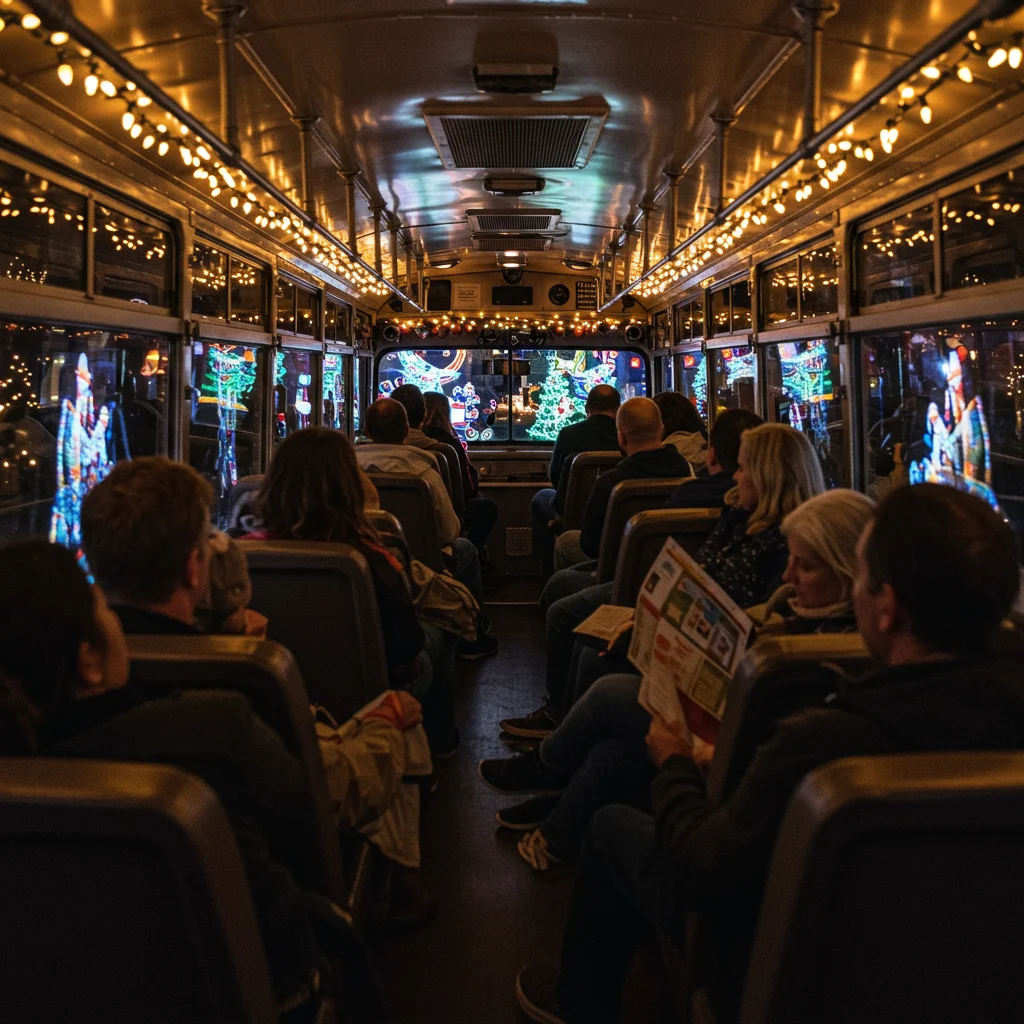 What to Expect on Your Christmas Lights Night Bus Tour