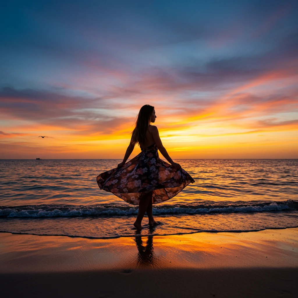 When Is the Best Time for a Flying Dress Photoshoot?