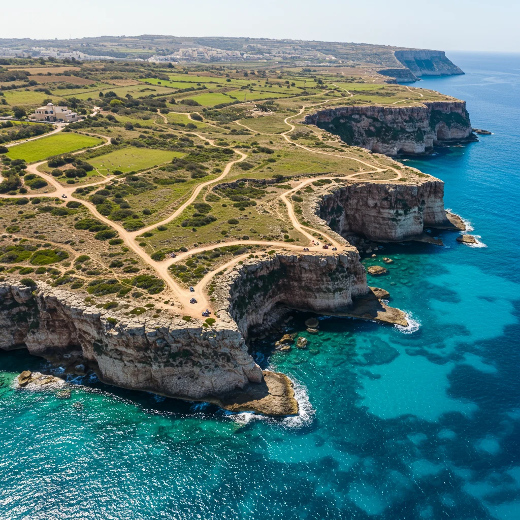 Where Can You Swim Along Quad Routes in North Malta?