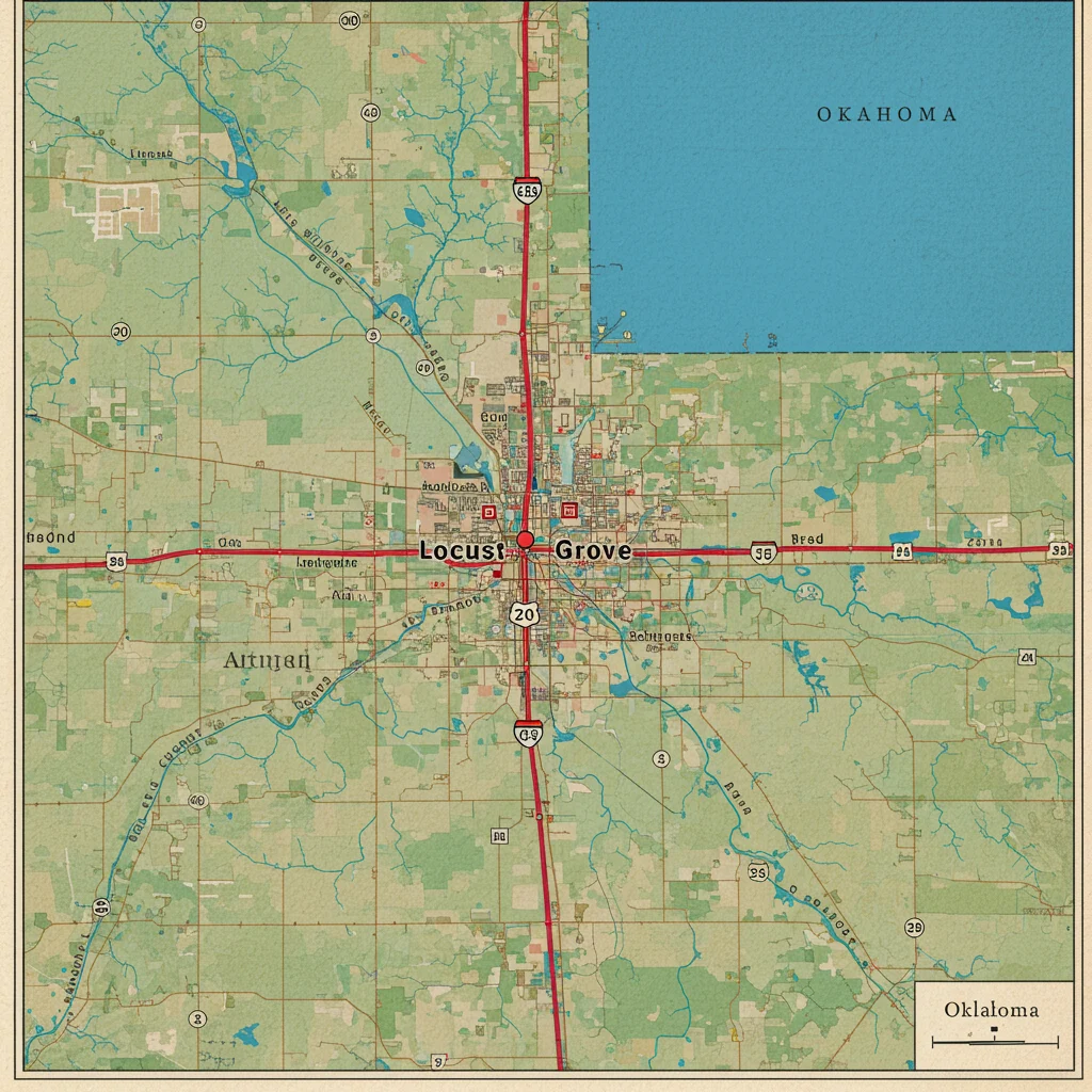 Where Is Locust Grove, Oklahoma Located?