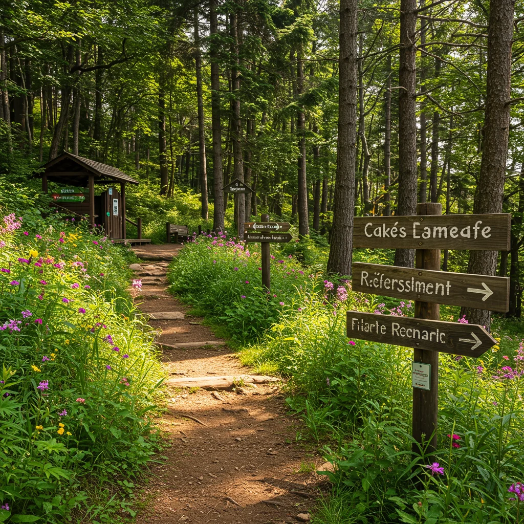 Where to Find Refreshments and Facilities Along the Way