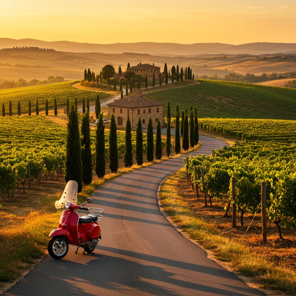 Which Scenic Routes Are Best for Vespa Riders in Chianti?