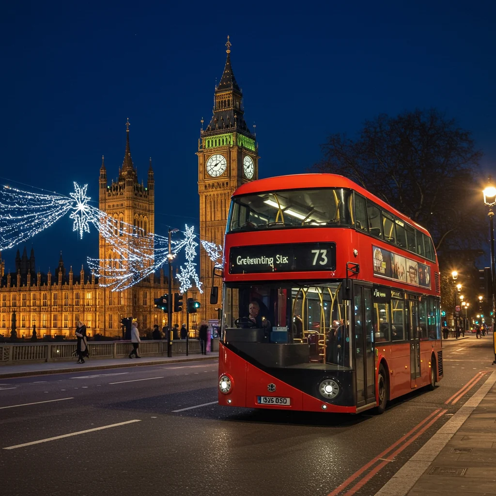 Why Experience London’s Christmas Lights by Night Bus?