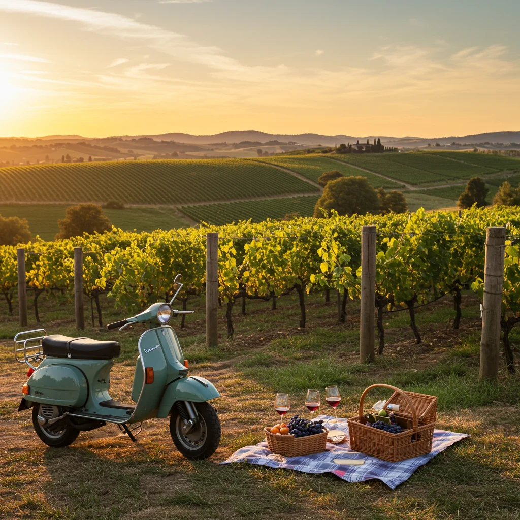 Why Is Wine Tasting Essential on a Vespa Tour?