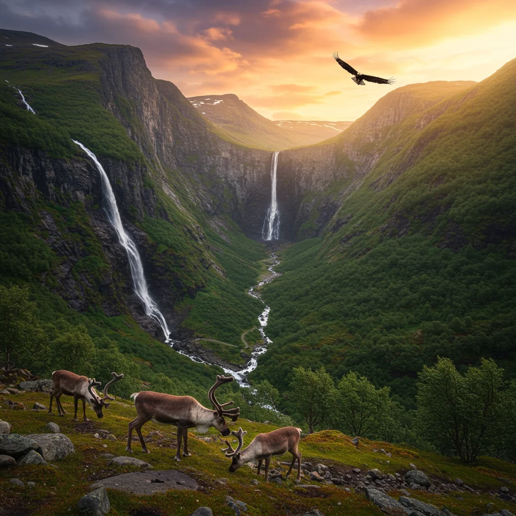 Wildlife and Nature Along Trollstigen