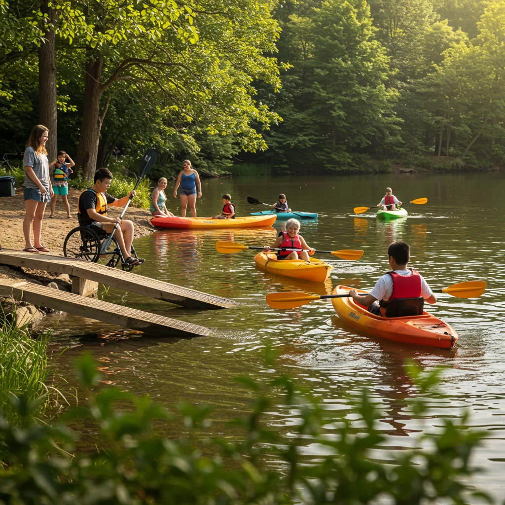 Accessibility for All: Inclusive Paddling at Lake Leamon
