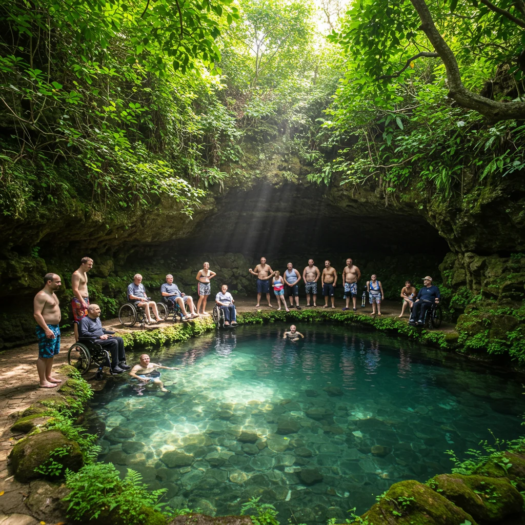 Are Grotto Pools Accessible for All Travelers?