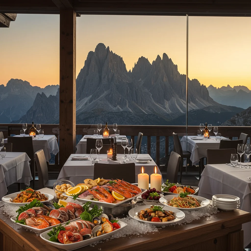 Best Hotel Restaurants with a View in the Dolomites