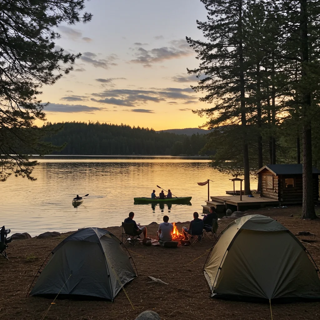 Camping Options at Lake Leamon