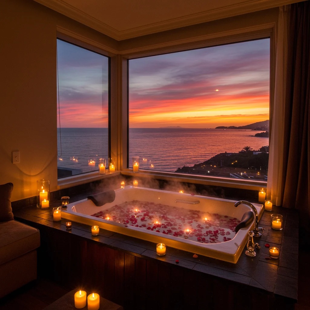 Escapadas románticas temáticas en hoteles con jacuzzi
