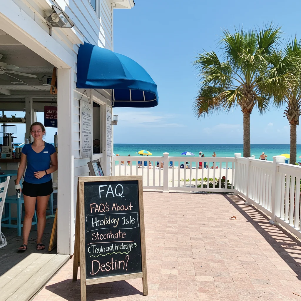 Frequently Asked Questions About Holiday Isle Destin