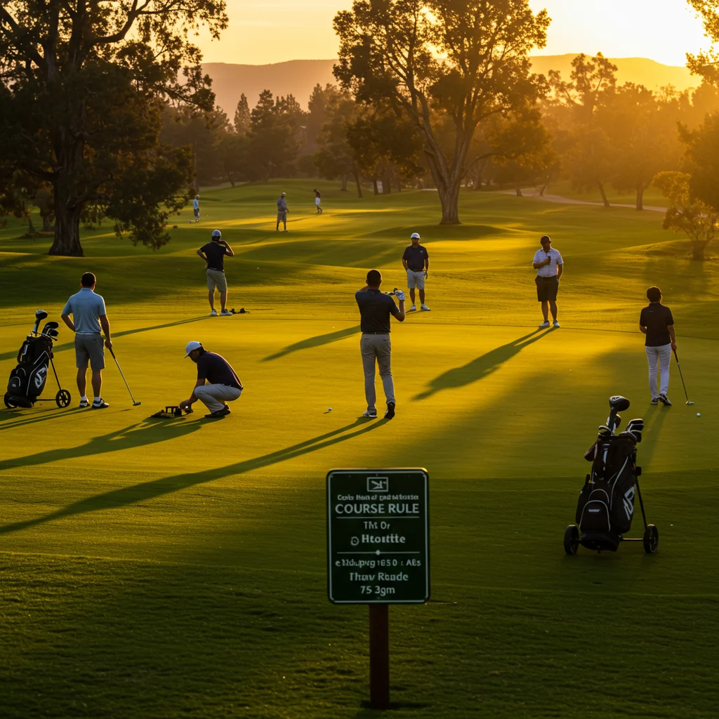 Golf Etiquette and Course Rules in Manteca
