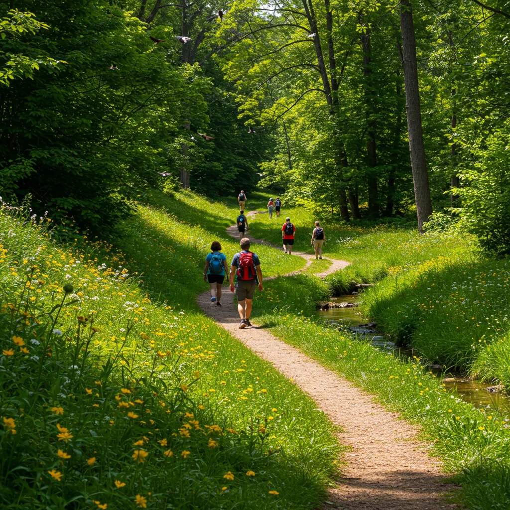 Hiking Trails at Plamann Park