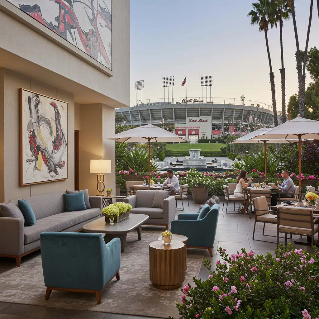 Hotels with On-Site Dining Near the Rose Bowl