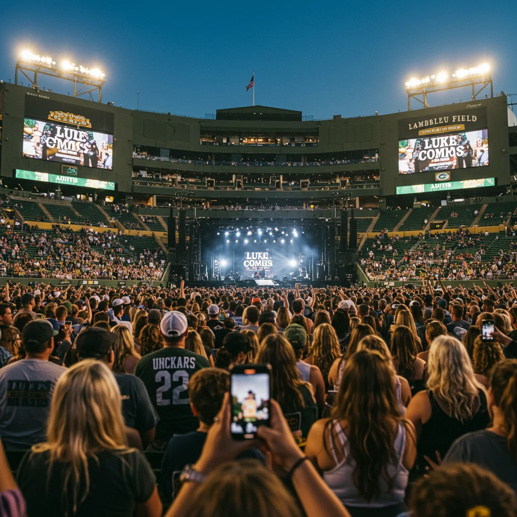 How to Share Your Luke Combs Green Bay Experience Online